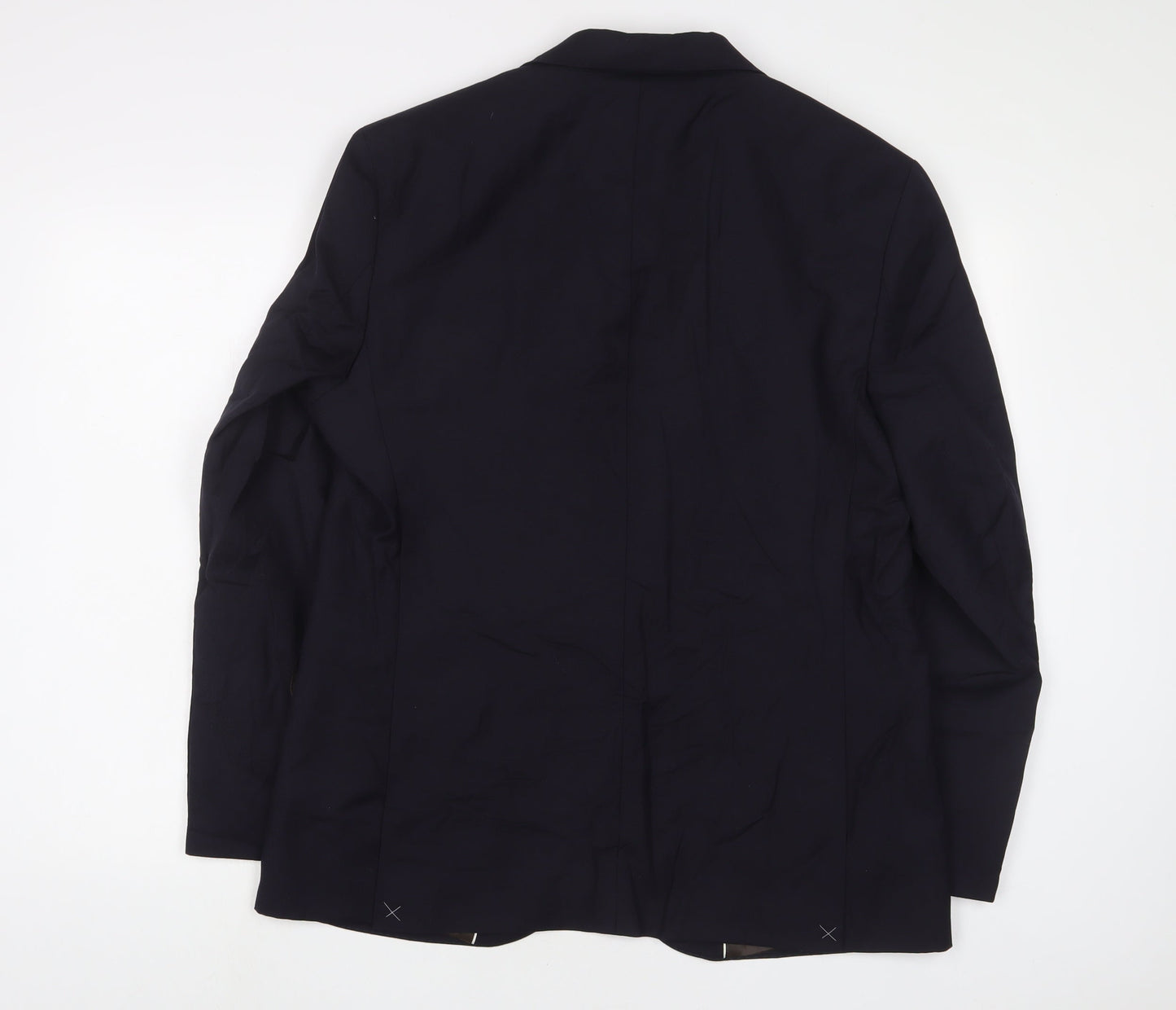 Mens UK Size 42 Marks and Spencer Regular Blue Suit Jacket
