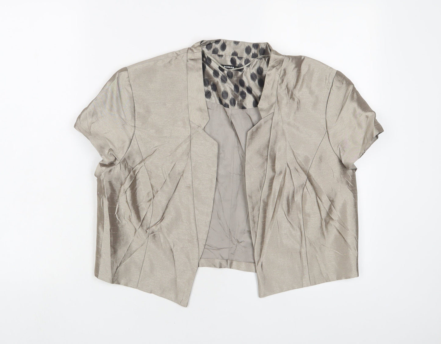 Womens UK Size 16 Roman Beige Jacket