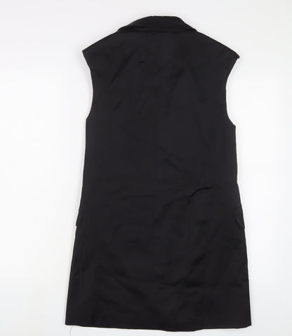 Womens UK Size 8 Topshop Black Gilet