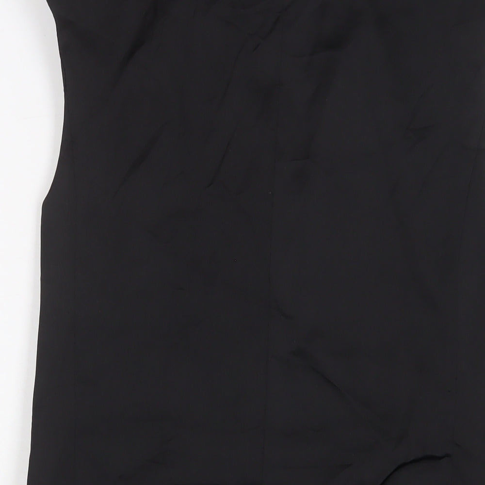 Womens UK Size 8 Topshop Black Gilet