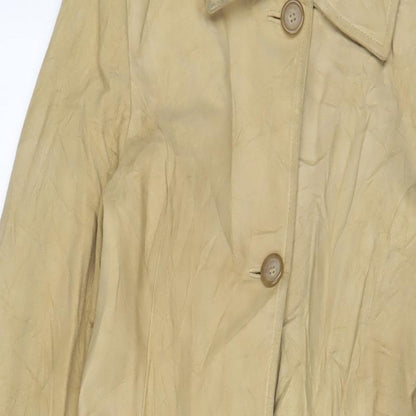 Womens UK Size 10 NuAge Beige Overcoat