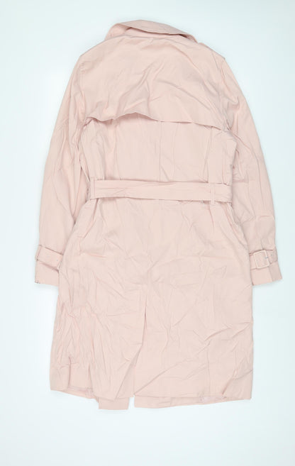 Womens UK Size 12 Marks and Spencer Pink Overcoat