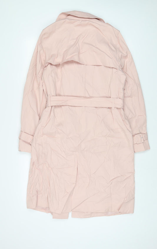 Womens UK Size 12 Marks and Spencer Pink Overcoat