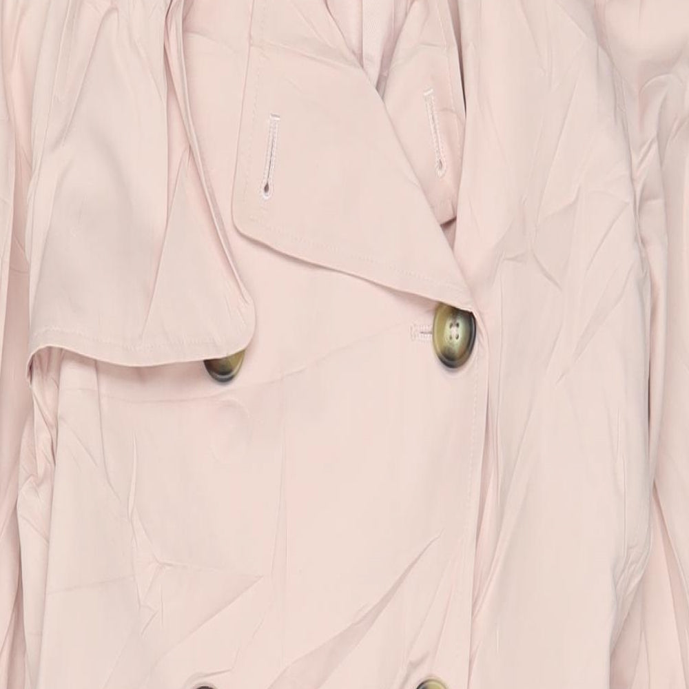 Womens UK Size 12 Marks and Spencer Pink Overcoat