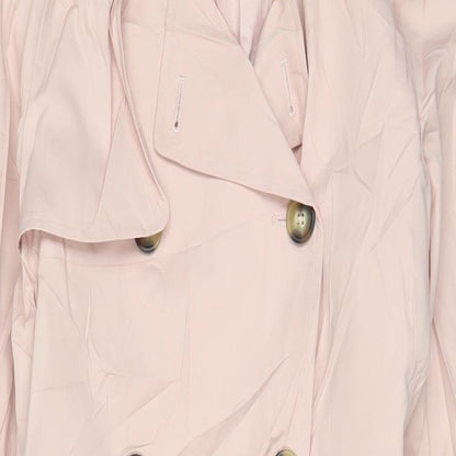 Womens UK Size 12 Marks and Spencer Pink Overcoat