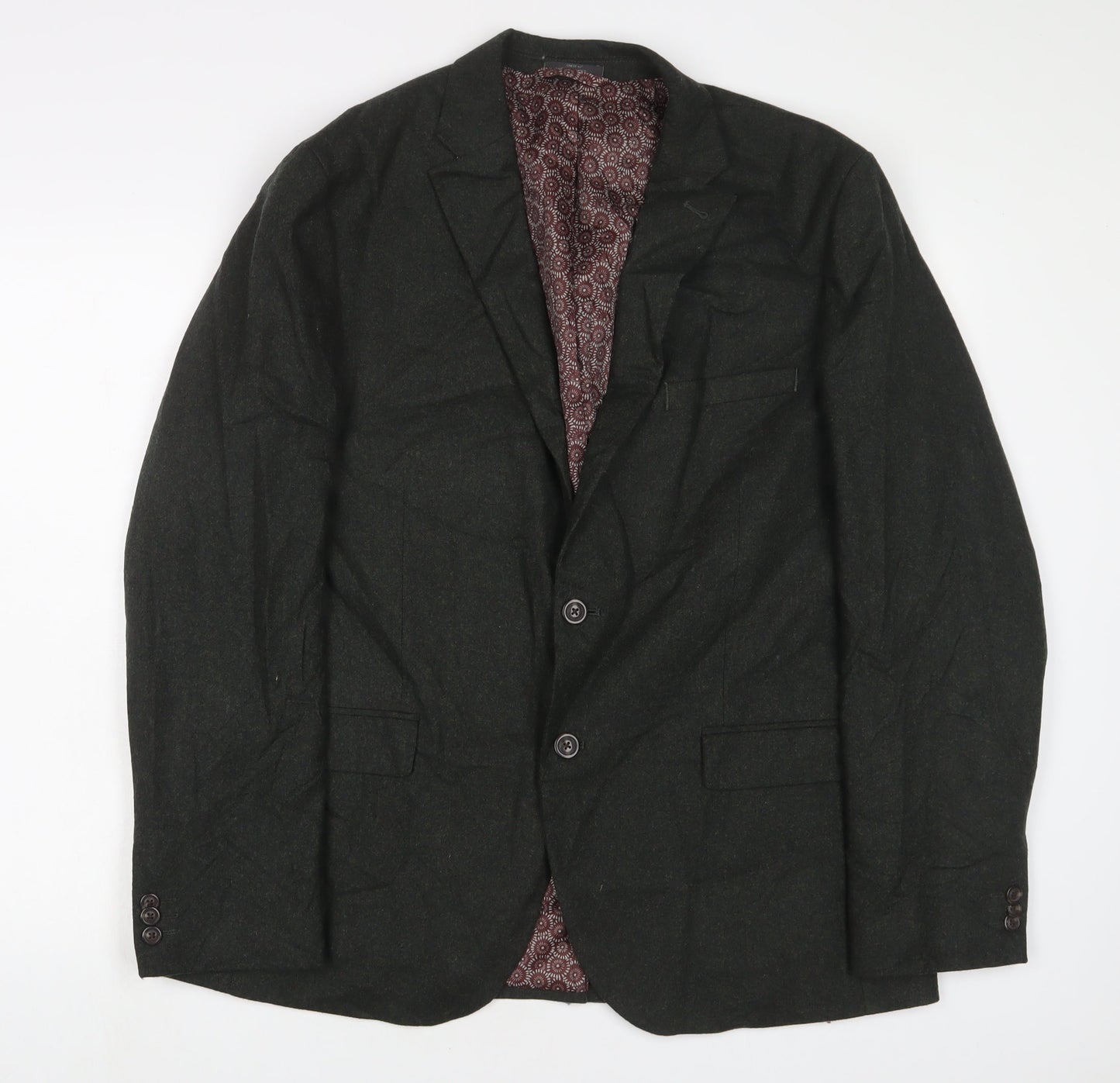 Mens UK Size 42 Marks and Spencer Regular Green Suit Jacket