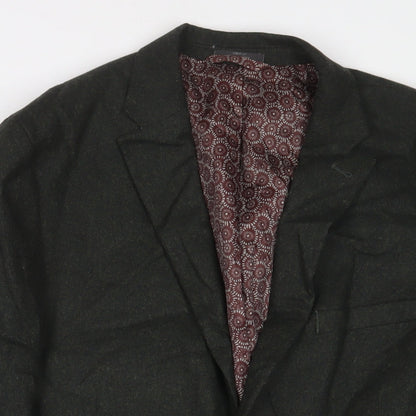 Mens UK Size 42 Marks and Spencer Regular Green Suit Jacket