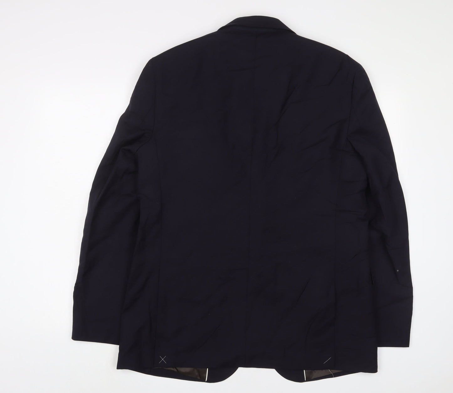 Mens UK Size 42 Marks and Spencer Regular Blue Suit Jacket