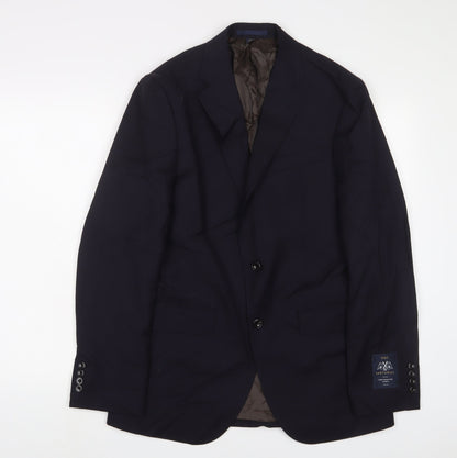 Mens UK Size 38 Marks and Spencer Regular Blue Suit Jacket