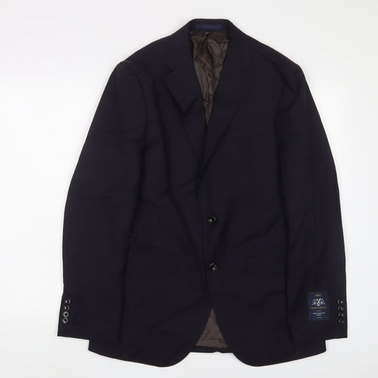 Mens UK Size 38 Marks and Spencer Regular Blue Suit Jacket