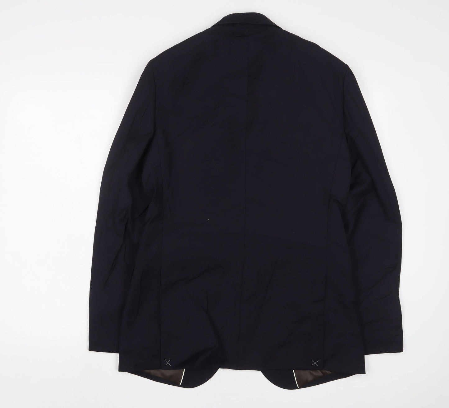Mens UK Size 38 Marks and Spencer Regular Blue Suit Jacket