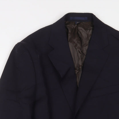 Mens UK Size 38 Marks and Spencer Regular Blue Suit Jacket