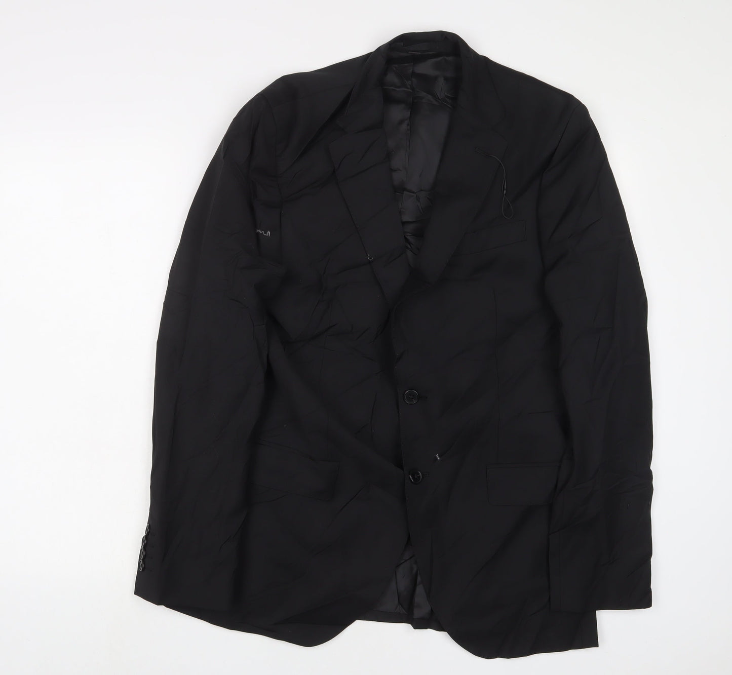 Mens UK Size 40 St Michael Regular Black Suit Jacket
