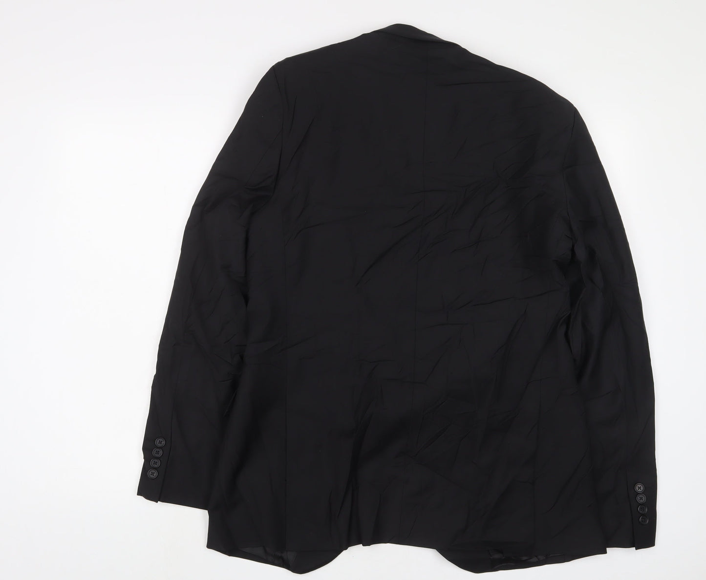 Mens UK Size 40 St Michael Regular Black Suit Jacket