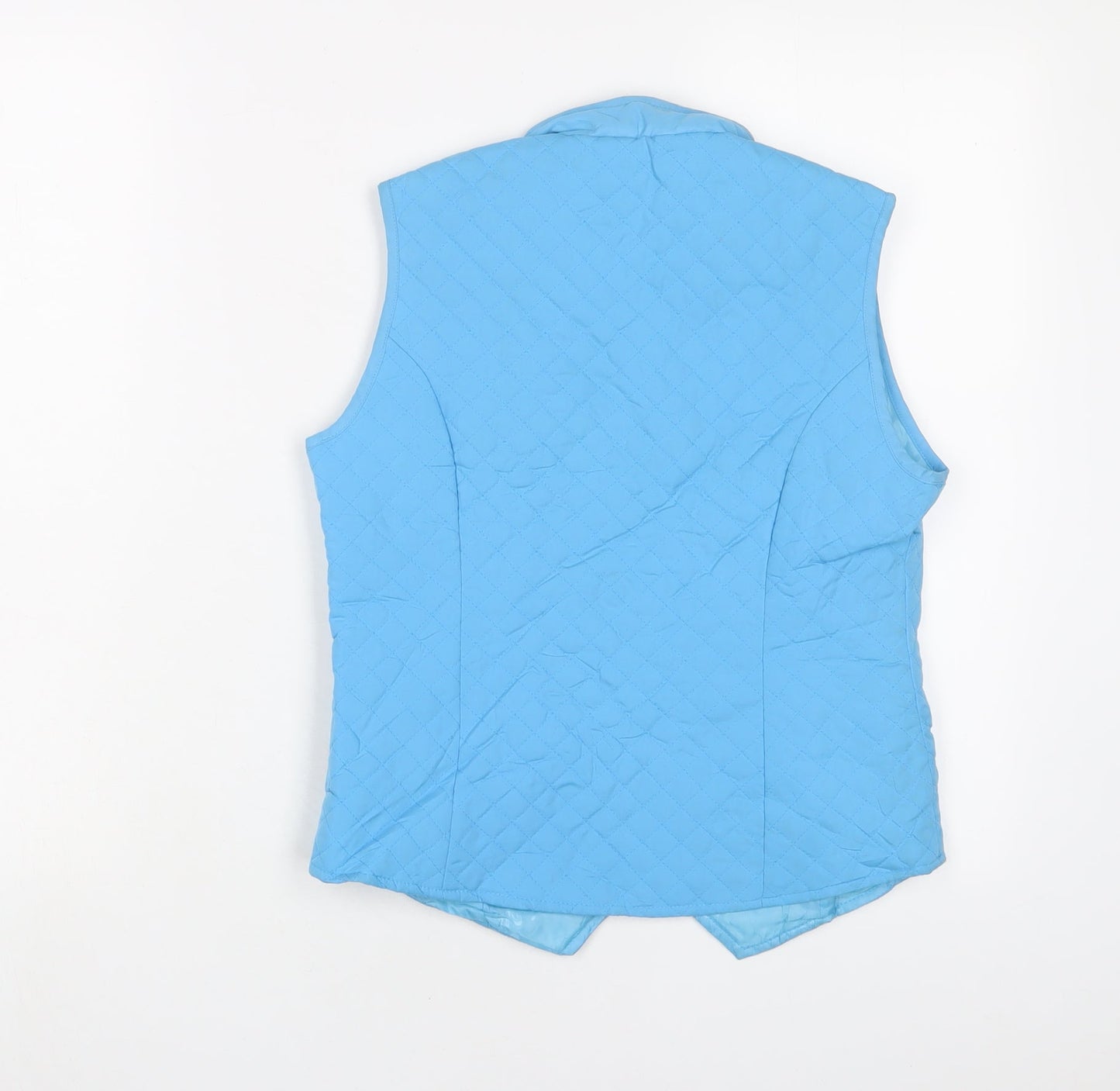 HKM Boys Blue Gilet Jacket Size 12 Years Zip - Horse riding
