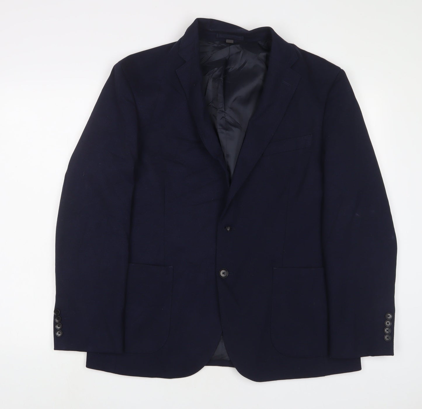 Mens UK Size 42 Marks and Spencer Regular Blue Suit Jacket