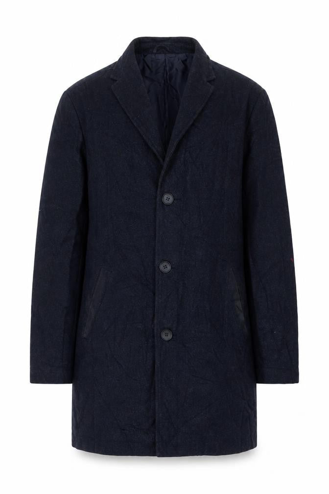Mens UK Size S Topman Blue Overcoat