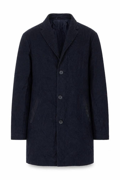 Mens UK Size S Topman Blue Overcoat
