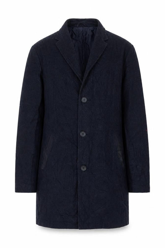 Mens UK Size S Topman Blue Overcoat