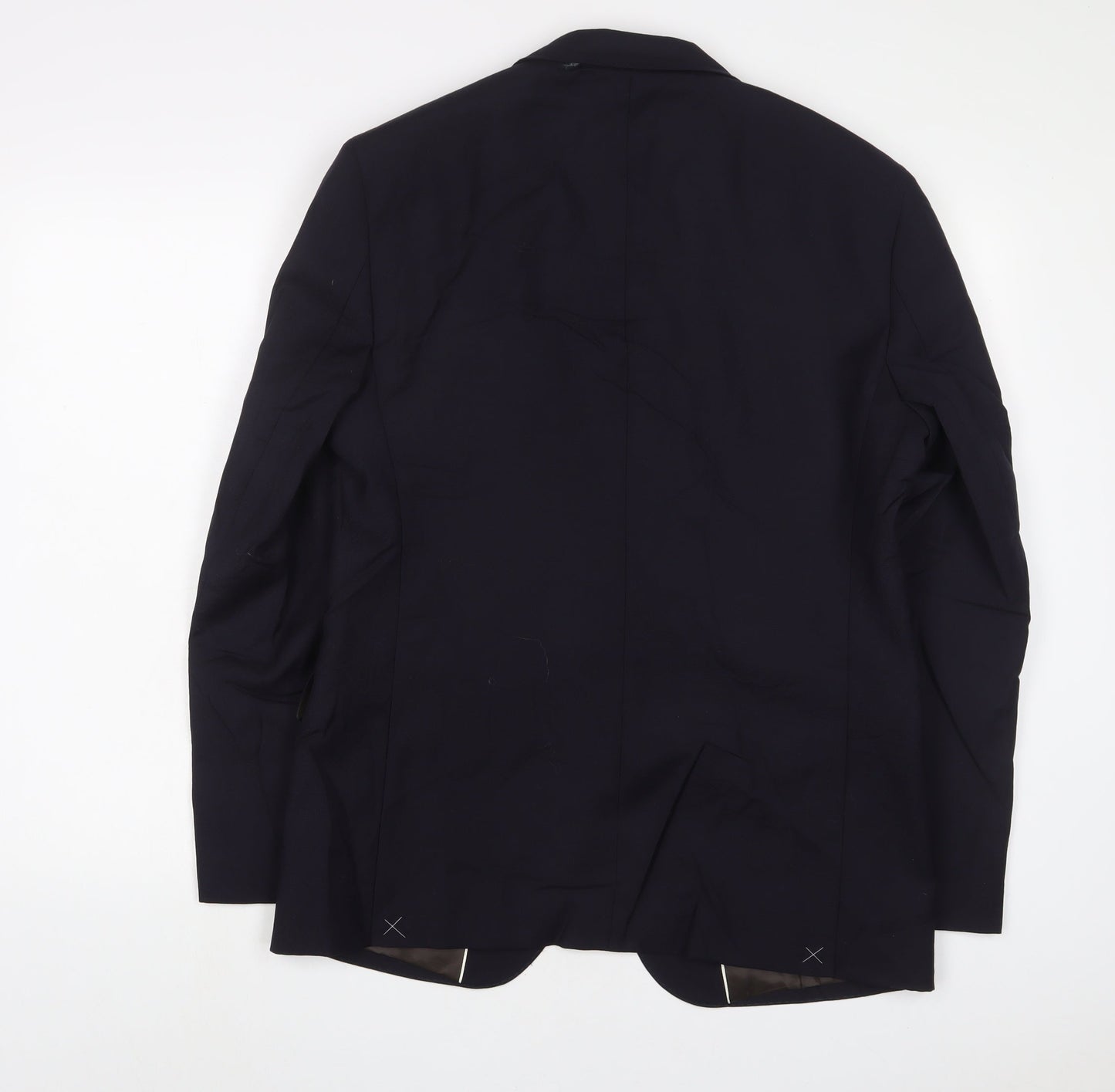 Mens UK Size 40 Marks and Spencer Regular Blue Suit Jacket