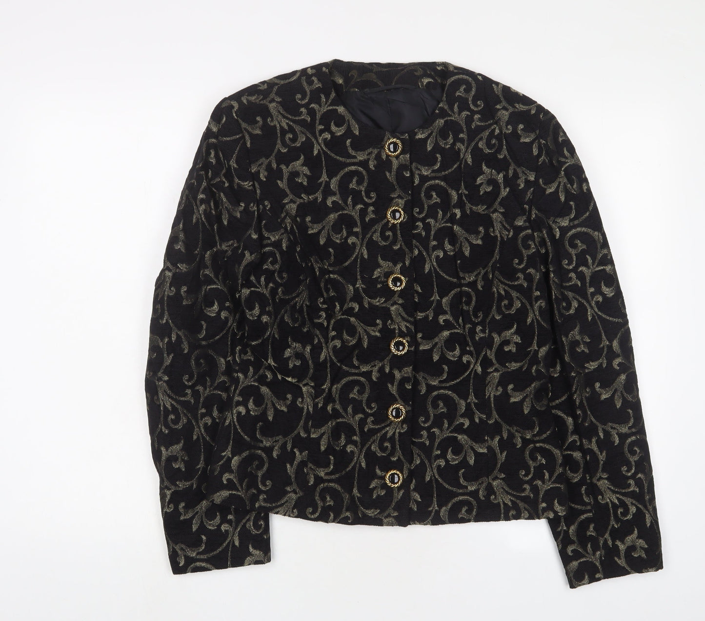 Womens UK Size 10 Country Casuals Black Jacket