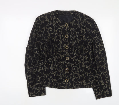 Womens UK Size 10 Country Casuals Black Jacket