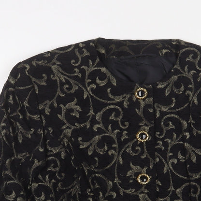 Womens UK Size 10 Country Casuals Black Jacket