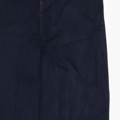 Womens UK Size 6 Marks and Spencer Regular Fit Straight Blue Jeans