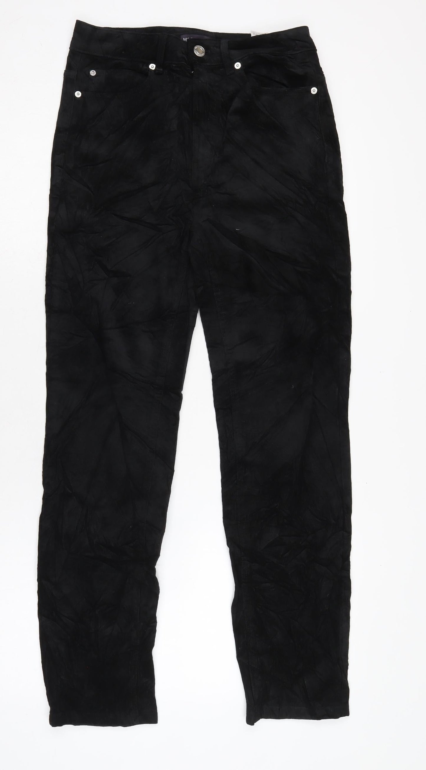 Womens UK Size 10 Marks and Spencer Regular Fit Sweatpants Black Trousers