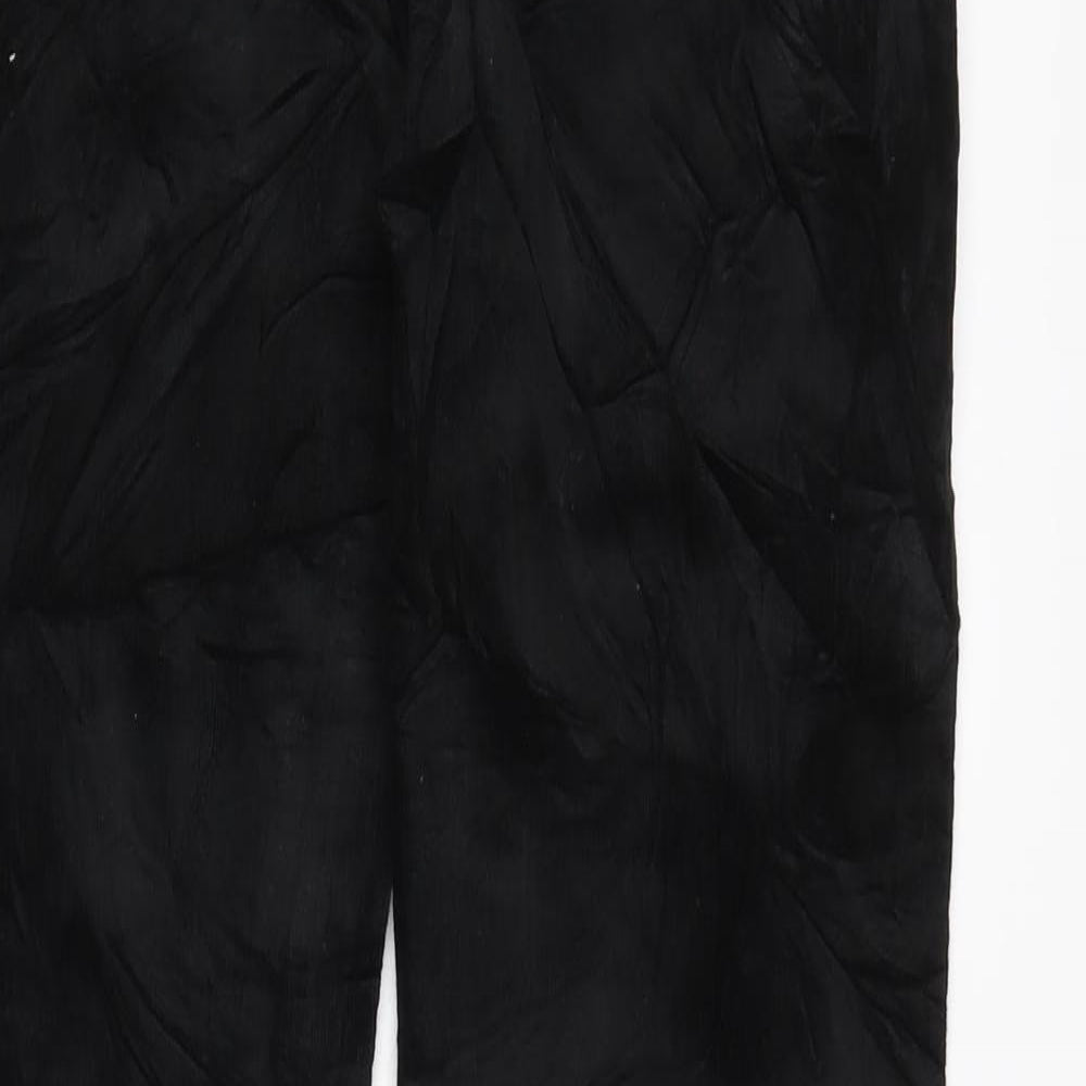 Womens UK Size 10 Marks and Spencer Regular Fit Sweatpants Black Trousers