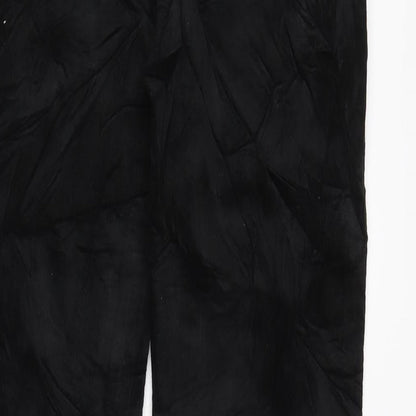 Womens UK Size 10 Marks and Spencer Regular Fit Sweatpants Black Trousers