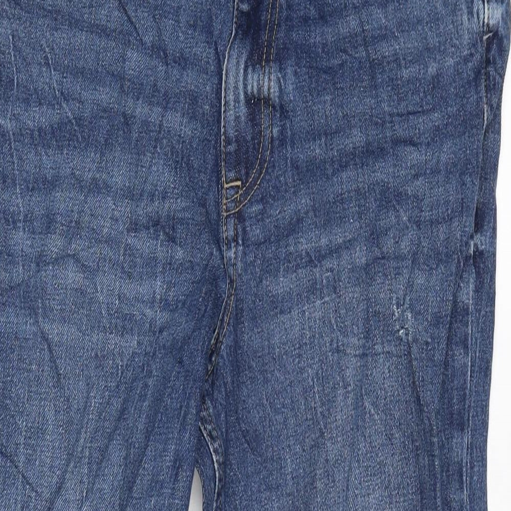 Womens UK Size 10 Marks and Spencer Regular Fit Straight Blue Jeans