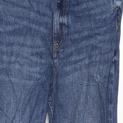Womens UK Size 10 Marks and Spencer Regular Fit Straight Blue Jeans