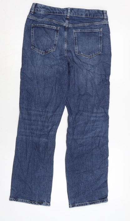 Womens UK Size 10 Marks and Spencer Extra-Slim Fit Straight Blue Jeans