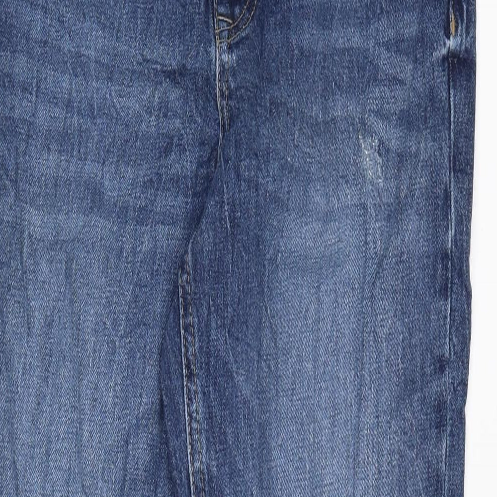 Womens UK Size 10 Marks and Spencer Extra-Slim Fit Straight Blue Jeans