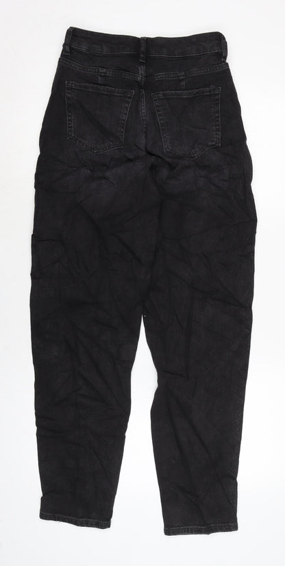 Womens UK Size 8 Marks and Spencer Regular Fit Mom Blue Jeans