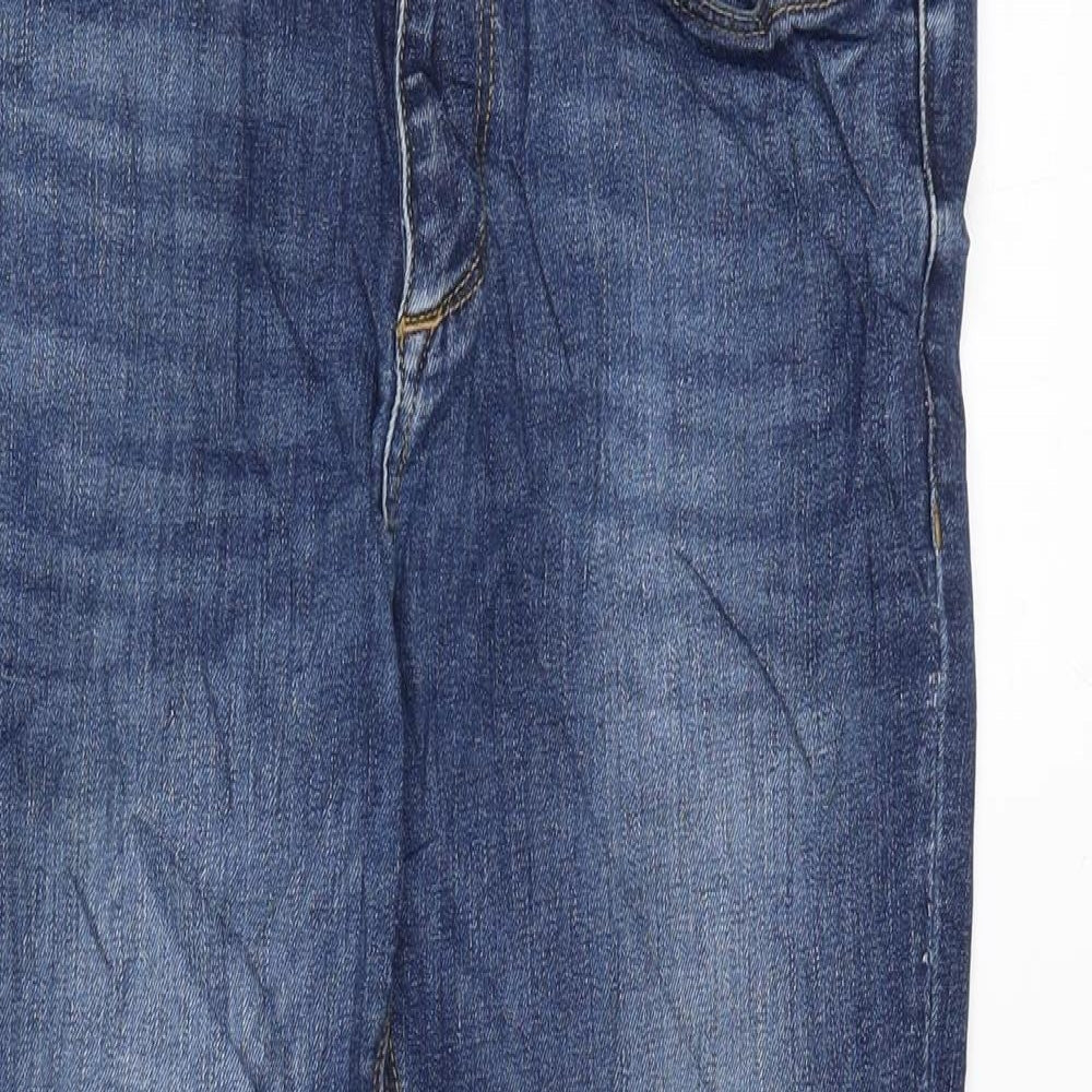 Mens UK Size 30 in River Island Regular Fit Straight Blue Jeans