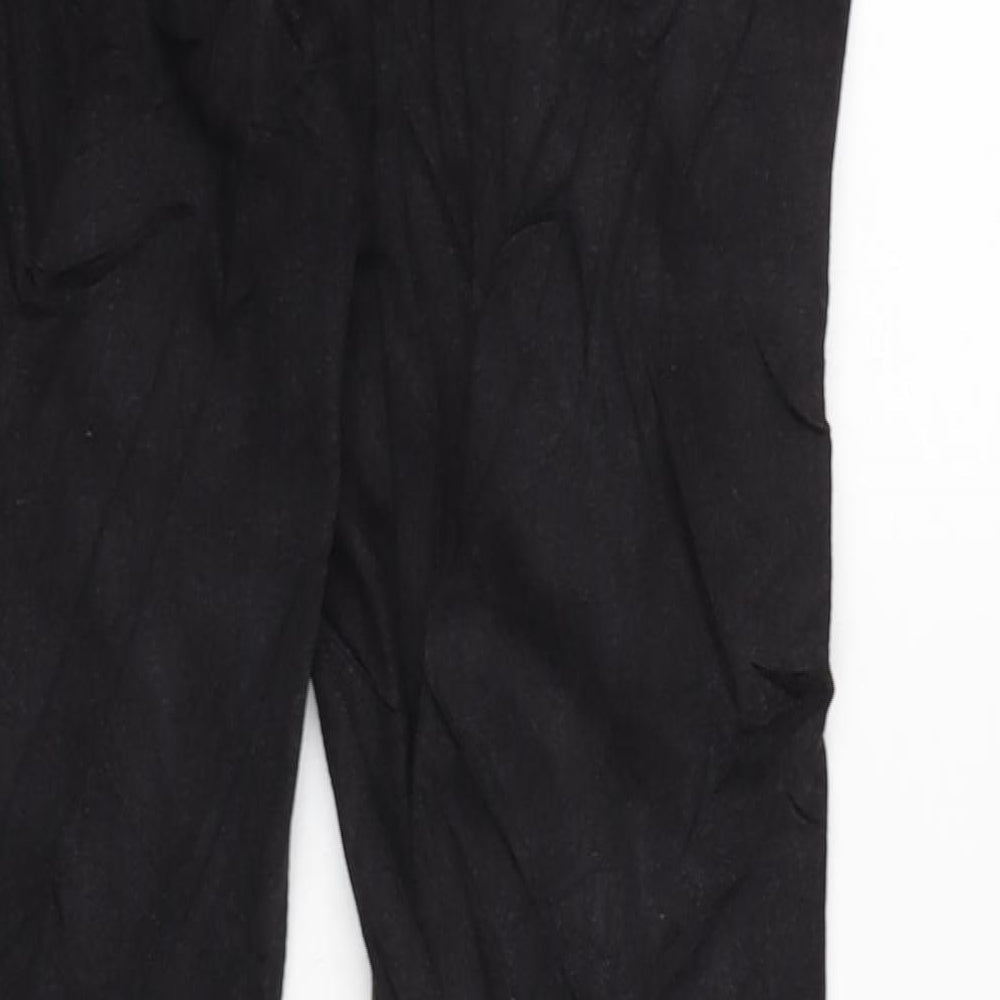 Weekday Mens Black Cotton Straight Jeans Size 27 in L32 in Regular Zip