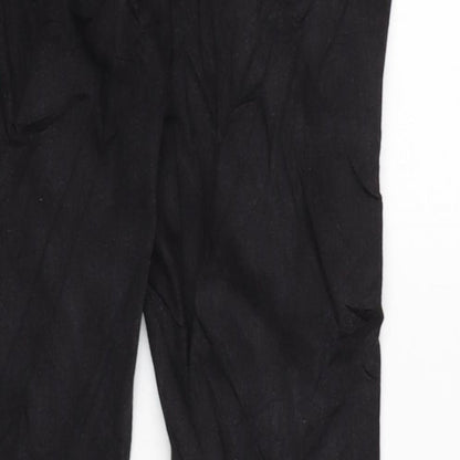 Weekday Mens Black Cotton Straight Jeans Size 27 in L32 in Regular Zip