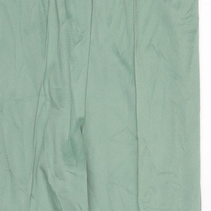 Damart Womens Gold Polyester Trousers Size 12 L24 in Regular