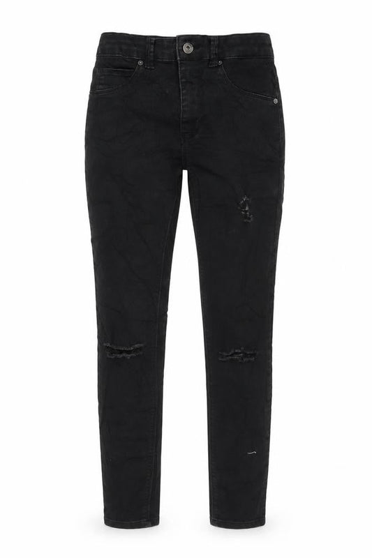 Womens UK Size 8 Berksha Regular Fit Tapered Black Jeans