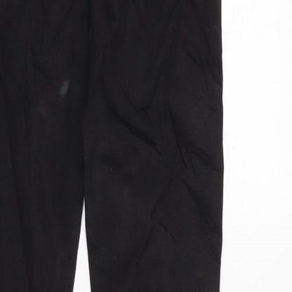 Womens UK Size 8 Berksha Regular Fit Tapered Black Jeans