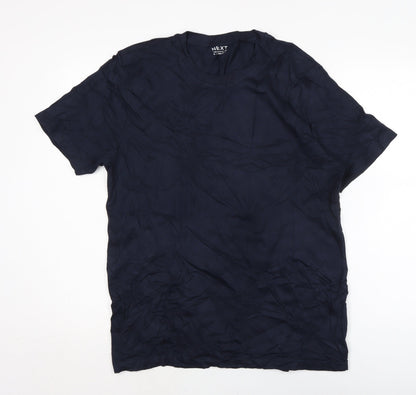 NEXT Mens Blue Cotton T-Shirt Size M Crew Neck