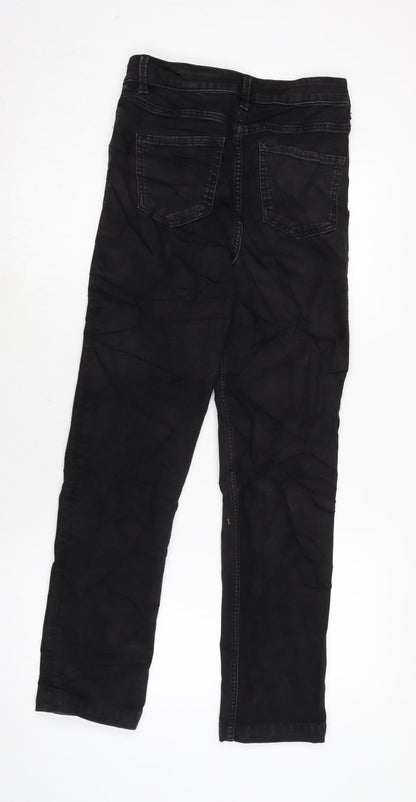 Womens UK Size 8 Marks and Spencer Regular Fit Straight Black Jeans