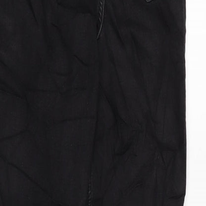 Womens UK Size 8 Marks and Spencer Regular Fit Straight Black Jeans