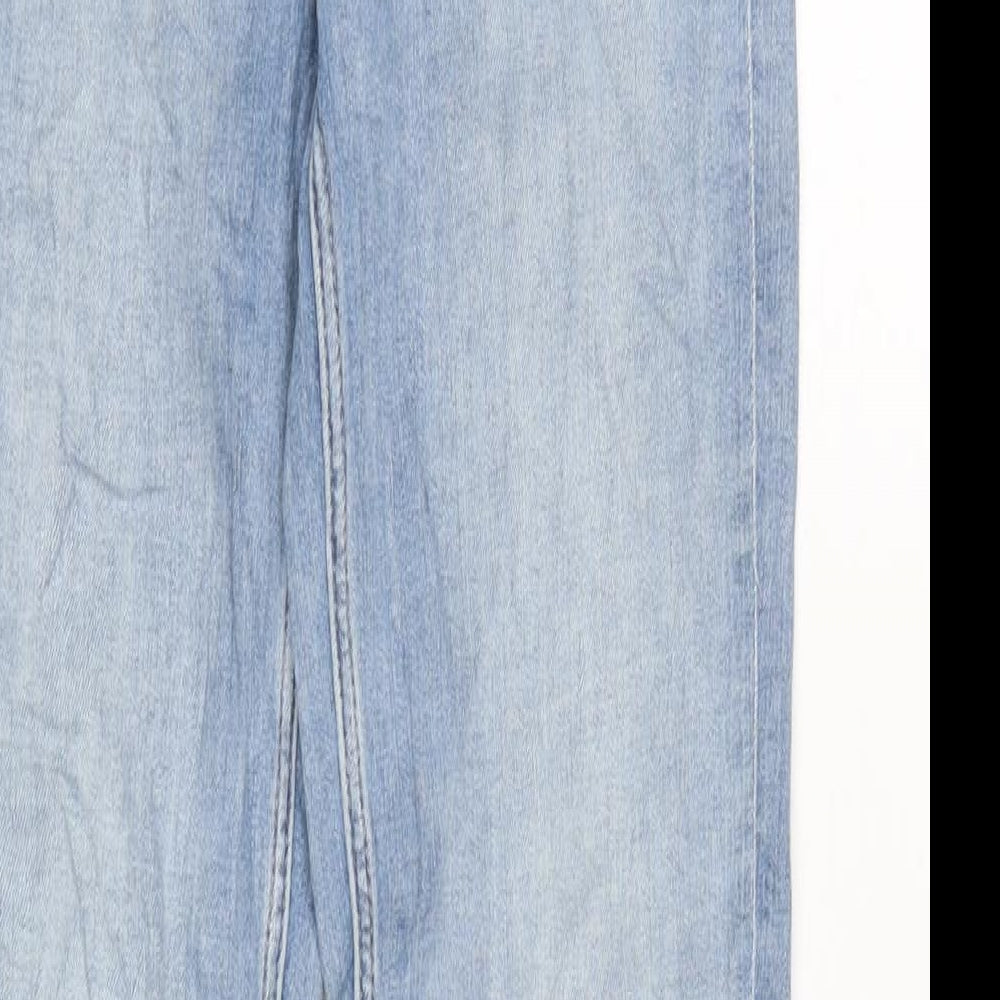Womens UK Size 8 Marks and Spencer Regular Fit Tapered Blue Jeans