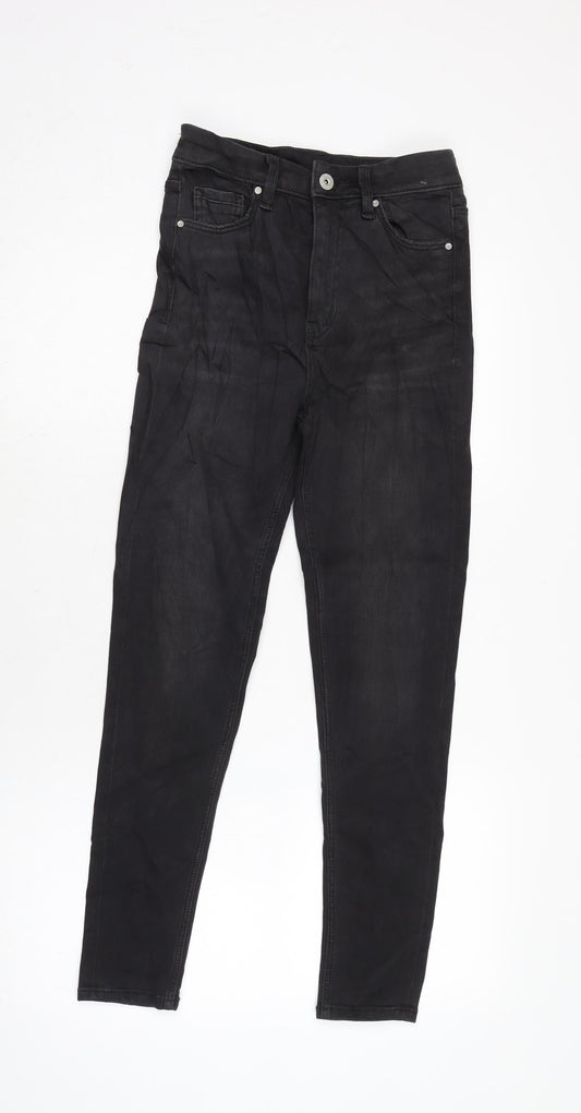 Womens UK Size 6 Marks and Spencer Regular Fit Skinny Grey Jeans