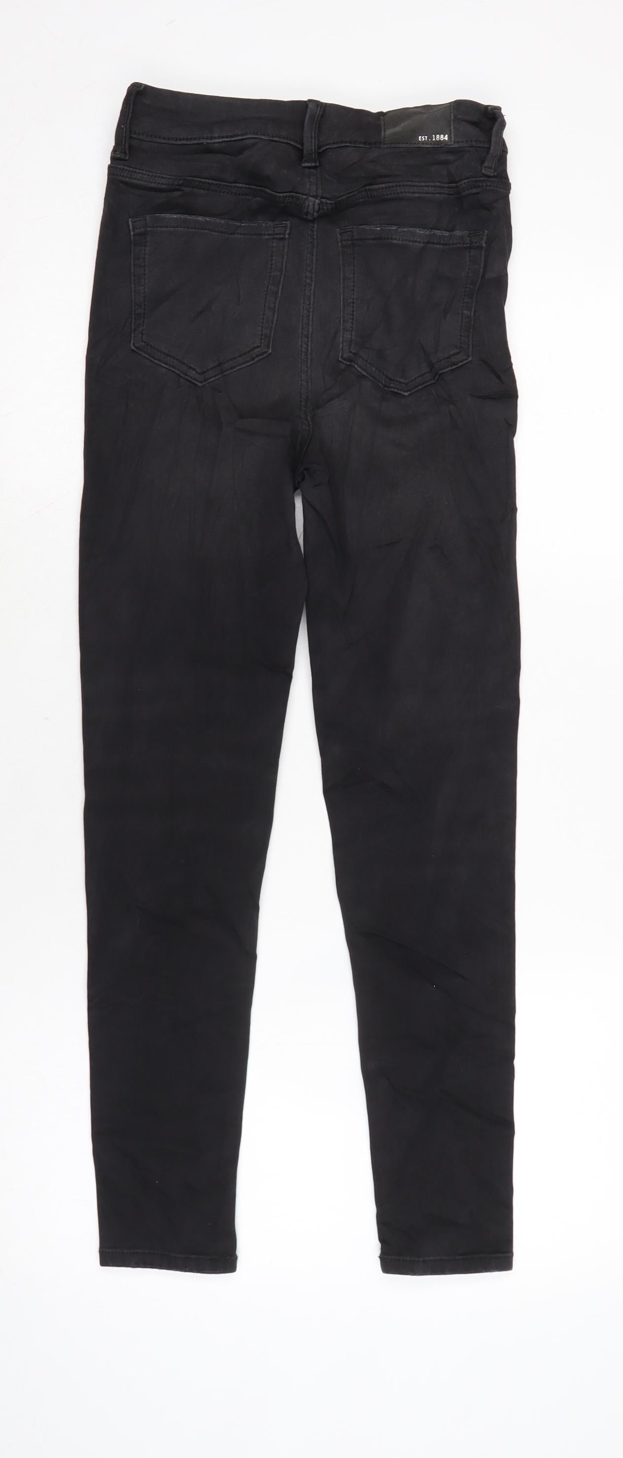 Womens UK Size 6 Marks and Spencer Regular Fit Skinny Grey Jeans