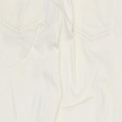 Womens UK Size 18 Marks and Spencer Regular Fit Flared Ivory Jeans