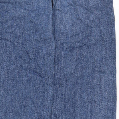 Womens UK Size 8 Marks and Spencer Regular Fit Straight Blue Jeans